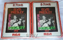 12 Elvis Presley 8-Tracks Rare Mostly Sealed Tapes in Vintage Case