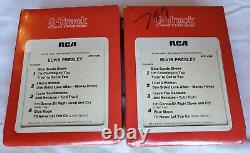 12 Elvis Presley 8-Tracks Rare Mostly Sealed Tapes in Vintage Case