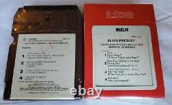 12 Elvis Presley 8-Tracks Rare Mostly Sealed Tapes in Vintage Case