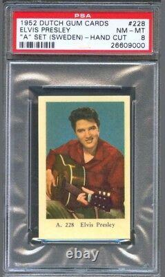 1952 Dutch Early Elvis Presley (pop 1) Rare Psa 8 Highest Grade Scarce Sweden