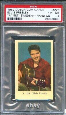 1952 Dutch Early Elvis Presley (pop 1) Rare Psa 8 Highest Grade Scarce Sweden