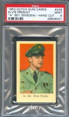 1952 Elvis Presley Rc Psa 9 Mint (pop 1) Highest Grade Rare (army Portrait)