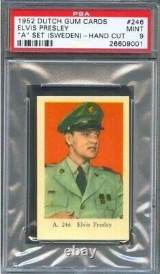 1952 Elvis Presley Rc Psa 9 Mint (pop 1) Highest Grade Rare (army Portrait)