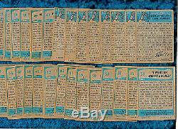 1956 (60) TOPPS/BUBBLES ELVIS PRESLEY LOT (GD-VG) withDUPLICATES #37/66 RARE CARDS