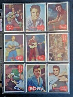 1956 Bubbles/topps Elvis Presley Complete 66 Card Set Ex/nm Rare