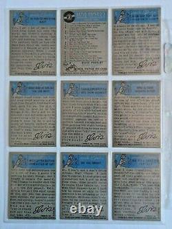 1956 Bubbles/topps Elvis Presley Complete 66 Card Set Ex/nm Rare