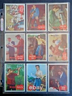 1956 Bubbles/topps Elvis Presley Complete 66 Card Set Ex/nm Rare