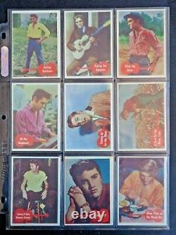 1956 Bubbles/topps Elvis Presley Complete 66 Card Set Ex/nm Rare