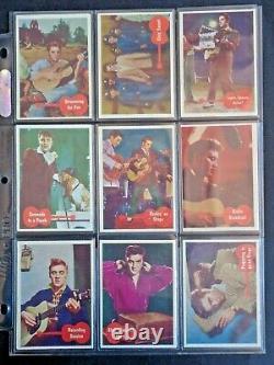 1956 Bubbles/topps Elvis Presley Complete 66 Card Set Ex/nm Rare