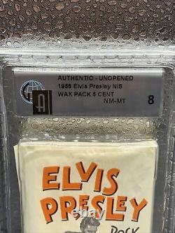 1956 Elvis Presley 5 Cent Wax Pack GAI 8 RARE