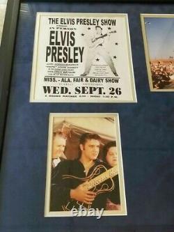 1956 Elvis Presley Day Platinum Collectible Limited Edition Ticket Framed RARE