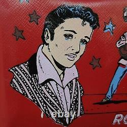 1956 Elvis Presley Enterprises EP Rock Roll Red Bi Fold Wallet VINTAGE RARE