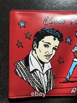 1956 Elvis Presley Enterprises EP Rock Roll Red Bi Fold Wallet VINTAGE RARE