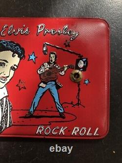 1956 Elvis Presley Enterprises EP Rock Roll Red Bi Fold Wallet VINTAGE RARE