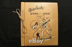 1956 Elvis Presley Scrap Book Original Scrapbook Rare Vintage 50s Collectible