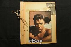 1956 Elvis Presley Scrap Book Original Scrapbook Rare Vintage 50s Collectible