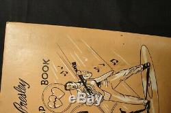 1956 Elvis Presley Scrap Book Original Scrapbook Rare Vintage 50s Collectible