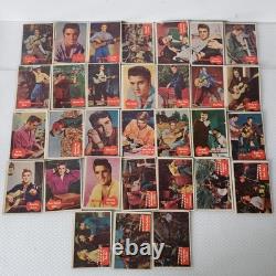 1956 Elvis Presley Topps Bubbles Inc Trading Card Vintage Lot of 31 Cards RARE