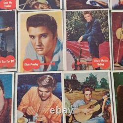 1956 Elvis Presley Topps Bubbles Inc Trading Card Vintage Lot of 31 Cards RARE