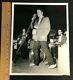 1956 Rare Original 8x10 Photo Elvis Presley On Stage Withband Great Cond