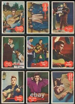1956 Topps/Bubbles Elvis Presley Cards 66 Card Complete Set 6 EX/MT Rare