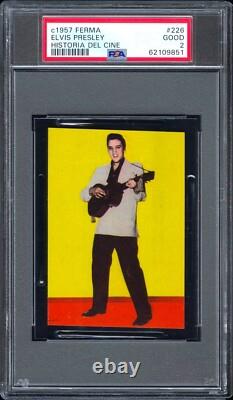 1957 ELVIS PRESLEY Card #226 PSA 2 Ferma RARE +++
