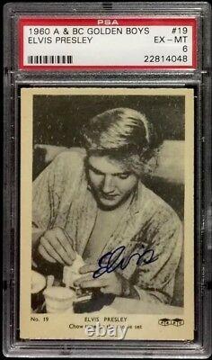 1960 ELVIS PRESLEY A & BC PSA 6 Only 1 Graded Higher THE TOUGHEST (ULTRA RARE)