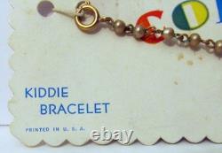 1960's MEGA RARE ELVIS PRESLEY COLORAMA SALESMANS SAMPLE METAL KIDDIE BRACELET