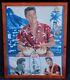 1961 Rare Vintage Elvis Presley Framed Blue Hawaii Silkscreen Movie Poster