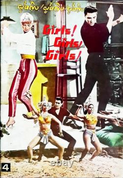 1962 Elvis Presley Girls Girls Girls Thai Program Rare Vintage Movie Book