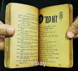 1962 Vintage Elvis Presley Cliff Richard Ricky Nelson Book MEGA RARE FREE SHIP