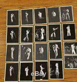 1970 ORIGINAL Vintage ELVIS PRESLEY CONCERT Candid THE KING Photo LOT of 20 RARE