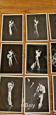 1970 ORIGINAL Vintage ELVIS PRESLEY CONCERT Candid THE KING Photo LOT of 20 RARE