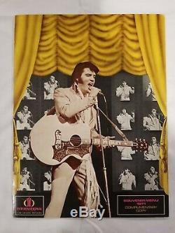 1971 Elvis Presley Souvenir Menu Las Vegas International Hotel Hilton Rare
