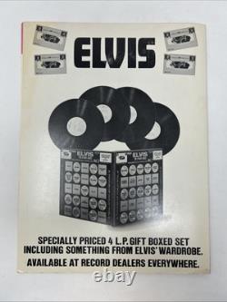 1971 Las Vegas International Hilton Hotel Elvis Presley Souvenir Menu RARE