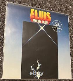 1977 Moody Blue Elvis Presley Rare Black Limited Vinyl LP AFL1-2428 RCA