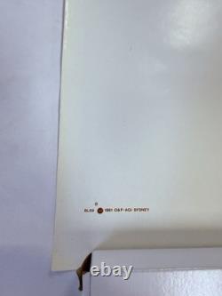 1981 ELVIS PRESLEY 27x76 POSTER'BEST WISHES' ROLLED UNUSED O+P AGI SYDNEY RARE