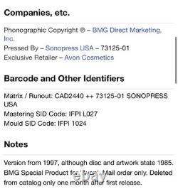 1997 BMG Camden Rare Avon Elvis Presley Almost In Love Compact Disc CD Used EX+