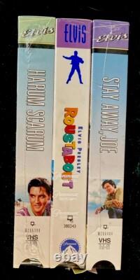1997 RARE Elvis Presley Guitar Case With (18)VHS Collection Limited 4521 Of 5000