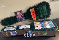 1997 RARE Elvis Presley Guitar Case With (18)VHS Collection Limited 4521 Of 5000