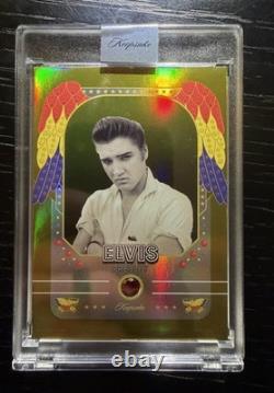2026 Elvis Presley Keepsake Gemstone Relic 07/10 RED GEM SP Rare Card #45