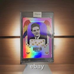 2026 Keepsake Elvis Presley Spotlight Pink Refractor Authentic Relic 5/5 Rare 2026 Keepsake Elvis Presley Spotlight Pink Refractor Authentic Relic 5/5 Rare