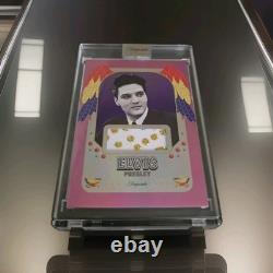 2026 Keepsake Elvis Presley Spotlight Pink Refractor Authentic Relic 5/5 Rare
