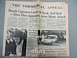 21 Rare 1970's & Up Elvis Presley, Memphis Newspaper, Catalogs & Tabloids! F/S