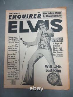 21 Rare 1970's & Up Elvis Presley, Memphis Newspaper, Catalogs & Tabloids! F/S