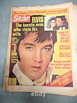 21 Rare 1970's & Up Elvis Presley, Memphis Newspaper, Catalogs & Tabloids! F/S
