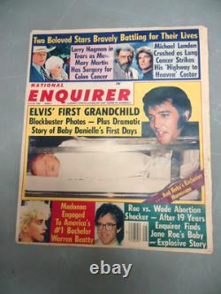 21 Rare 1970's & Up Elvis Presley, Memphis Newspaper, Catalogs & Tabloids! F/S