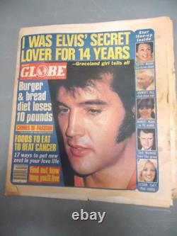 21 Rare 1970's & Up Elvis Presley, Memphis Newspaper, Catalogs & Tabloids! F/S