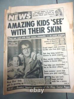 21 Rare 1970's & Up Elvis Presley, Memphis Newspaper, Catalogs & Tabloids! F/S
