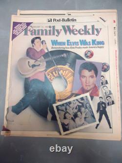 21 Rare 1970's & Up Elvis Presley, Memphis Newspaper, Catalogs & Tabloids! F/S
